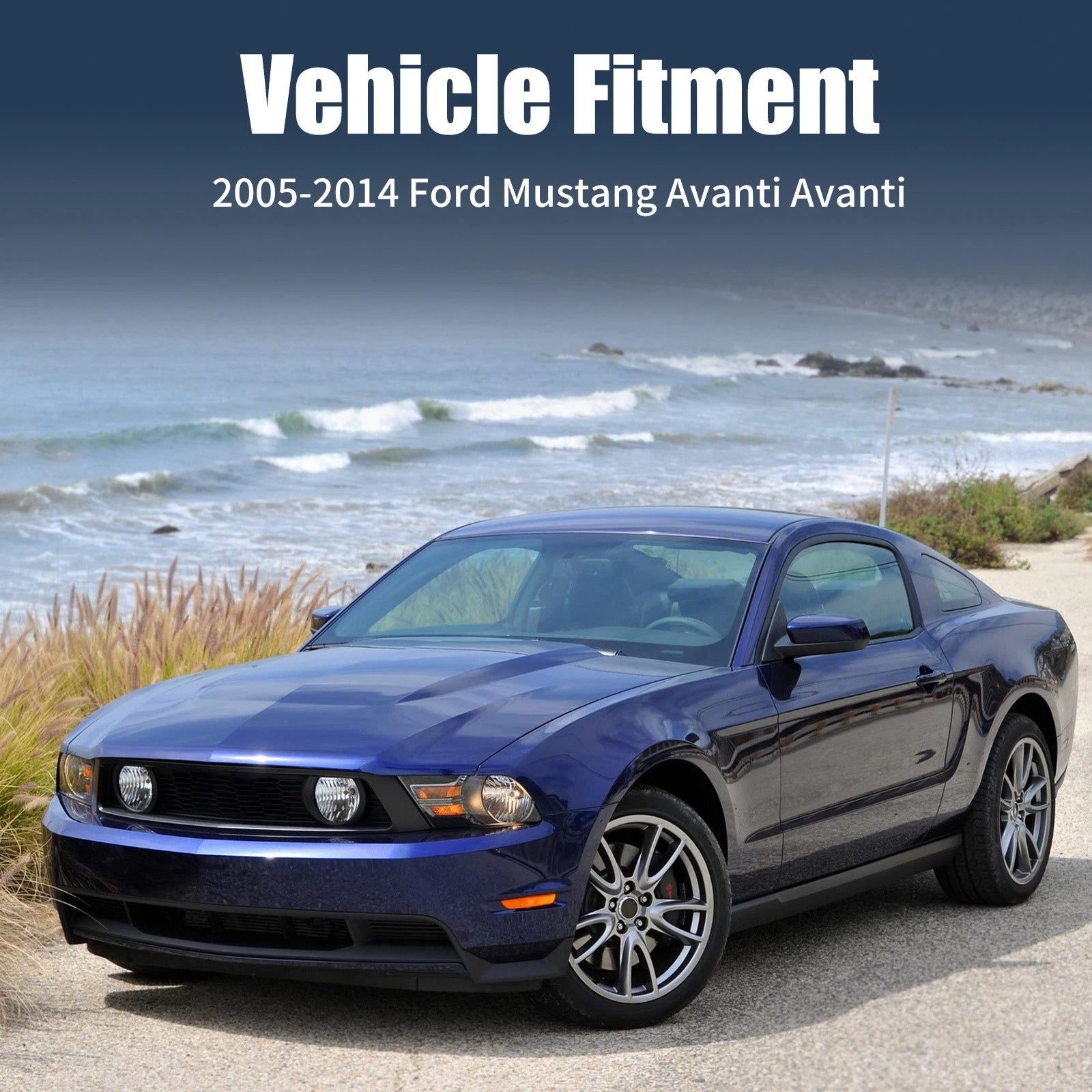 Pair Front Wheel Hub Bearings for Ford Mustang (2005–2014)