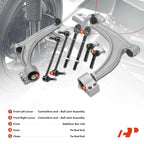 Set of 8 Front Lower Control Arm Ball Joints for Chevy Malibu