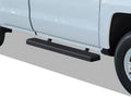 5-Inch Matte Black Running Boards for Silverado Sierra (2007–2018)