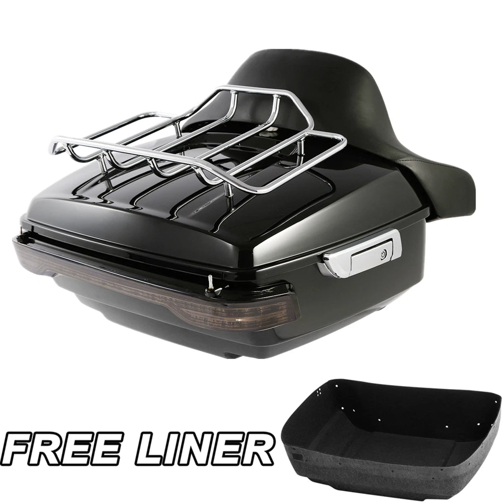 LED Trunk Pad Top Rack for Harley Road Glide King (2014–2025)
