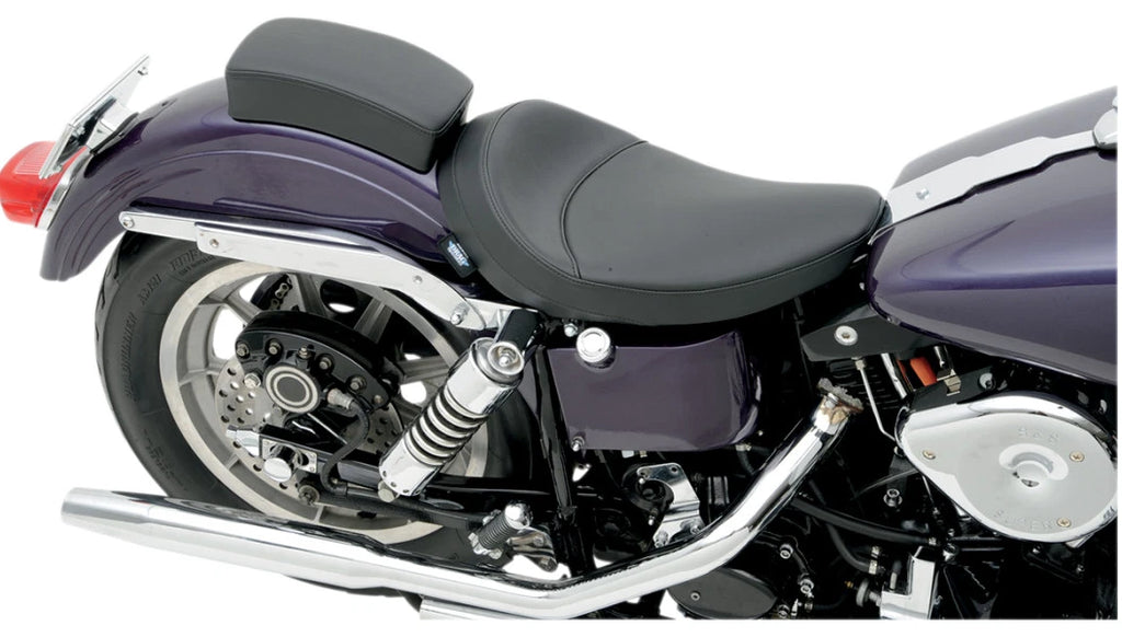 Wide Solo Seat for Harley FX FL (1958–1984) - Smooth Finish