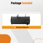 Muffler Replacement Kit for EZGO 2 Cycle Gas Golf Cart (1976-1987)