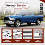 Chrome Front Bumper with Fog Light Hole for Ram 1500 2002–2008, Ram 2500/3500 2003–2009
