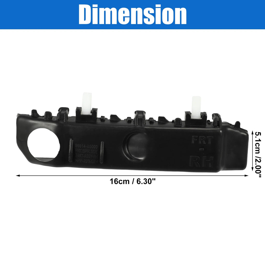 1 Pair Front Bumper Mounting Support Bracket for Kia Forte (2010–2018)