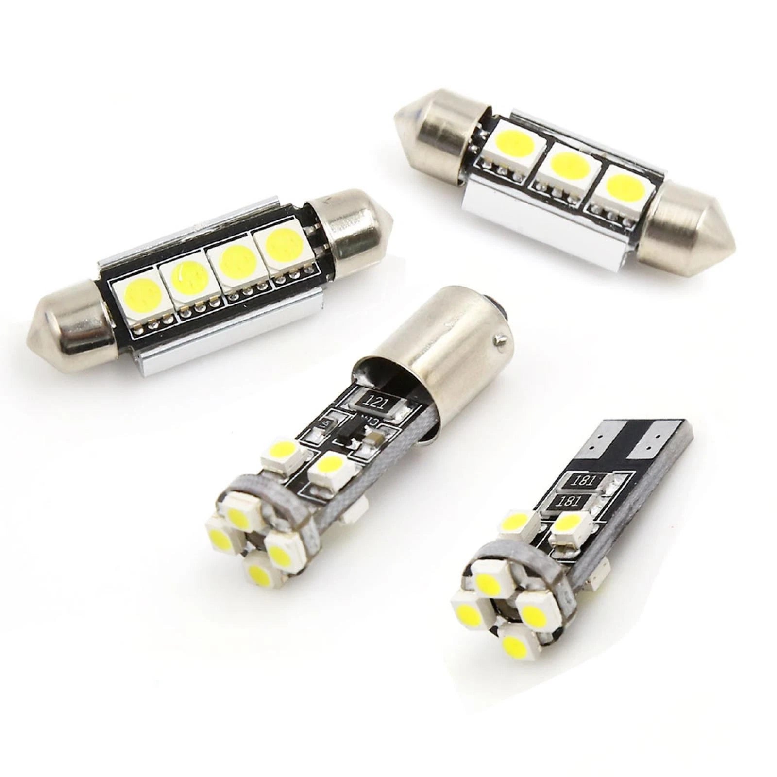12pcs Canbus White LED Interior Lights for Audi A3 S3 (8P) (2006–2011)