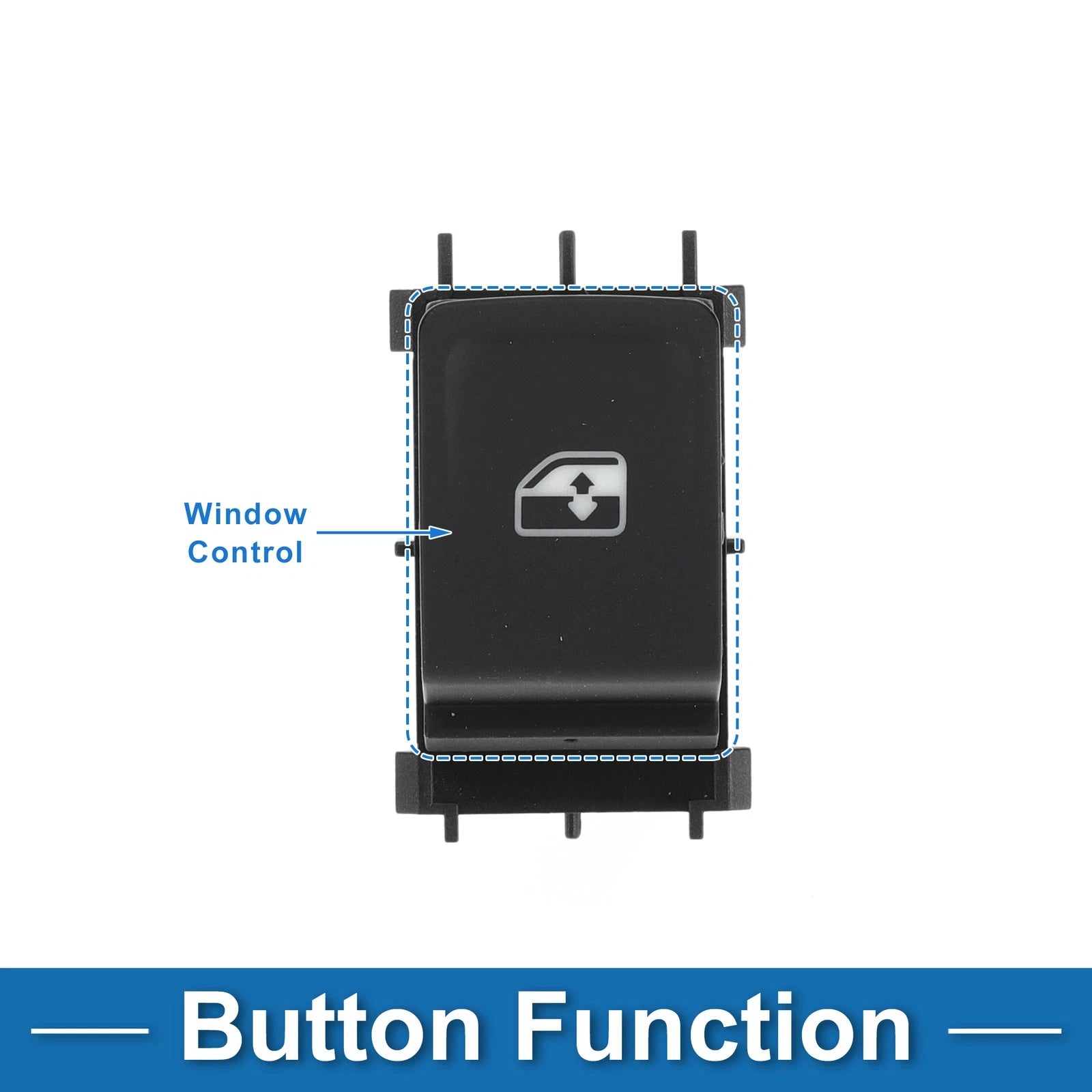 Passenger Side Power Window Switch for Volkswagen Golf (2015–2020) 5GG959855