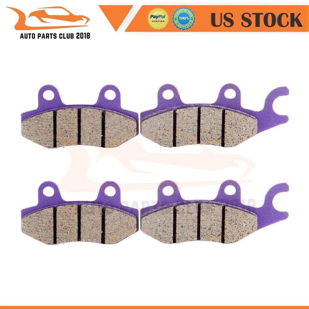 F+R Brake Pads for Kawasaki Ninja 250R EX250 (2008–2011), KYMCO Quannon 150 (2010–2011)