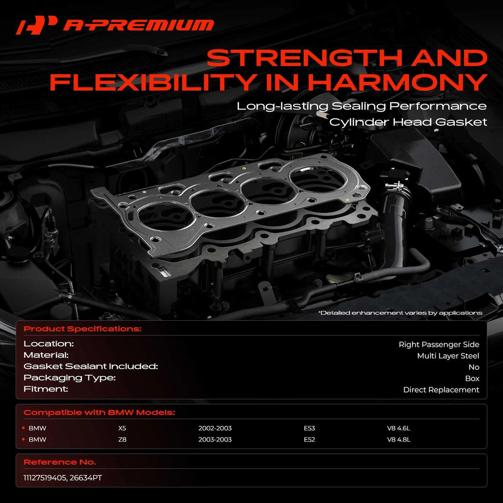 Engine Cylinder Head Gasket for BMW E53 X5, E52 Z8 (2002-2003)