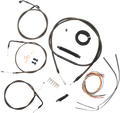 Complete Midnight Braided Cable Kit for Harley Davidson (2007–2010)