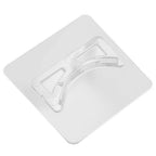 8X Fan Shaped Tension Rod Holder for Curtain Rods up to 4cm - ABS Plastic