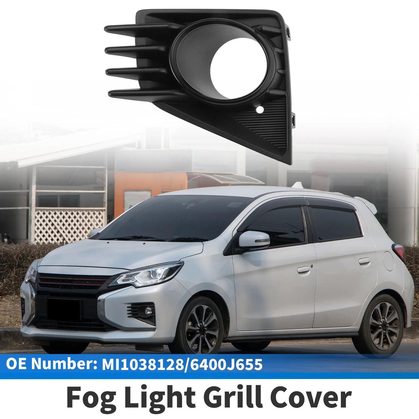 Front Left Fog Light Grill No.MI1038128 for Mitsubishi Mirage (2021–2024)