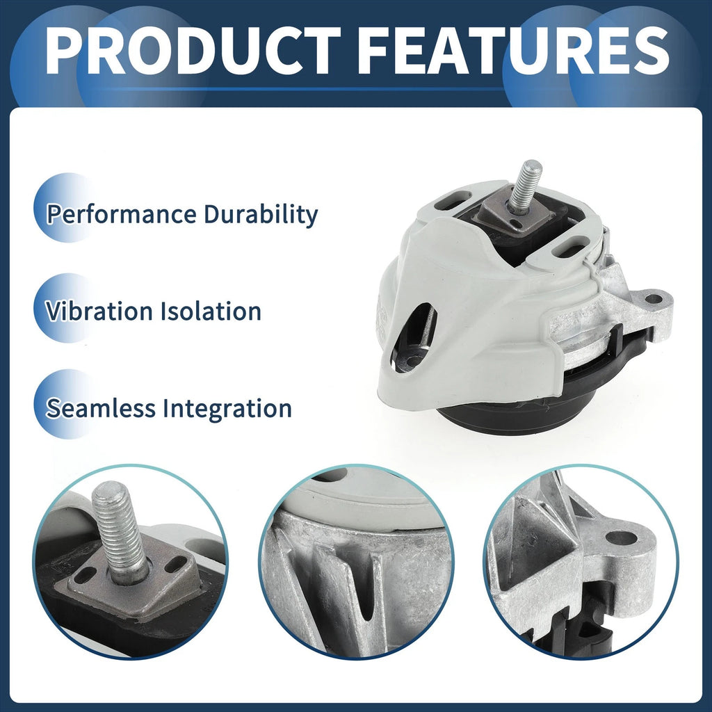 Engine Motor Mount for BMW X3 F25 (2011–2017) 3.0L A/MT 4WD