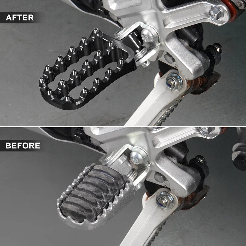 Footrest Footpegs Set for Yamaha Tenere 700 XTZ07 (2019–2023) W/ Lowering Bracket