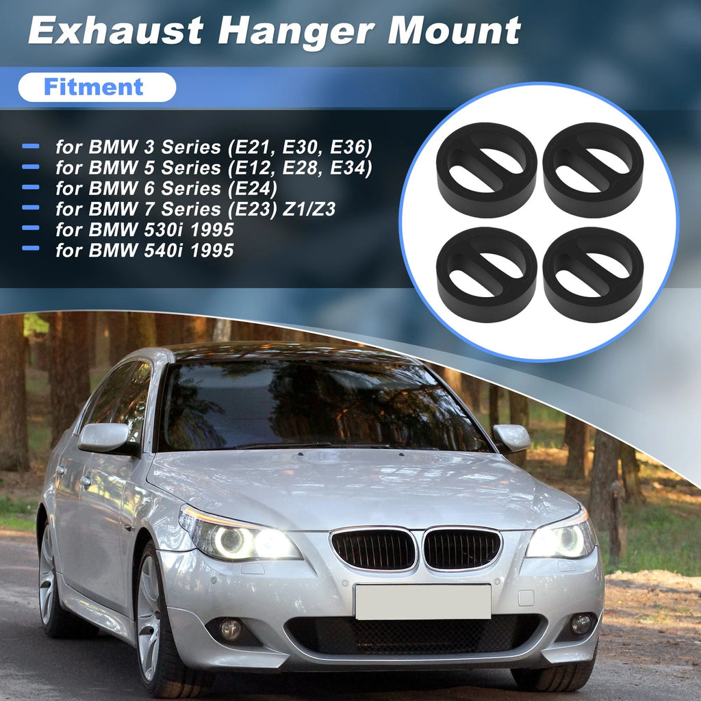 Set of 4 Exhaust Pipe Mount Hangers for BMW 3 5 6 7 Series  18211105677/18211177708