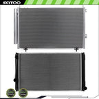 Radiator and A/C Condenser Kit for Toyota RAV4 (2013–2018) 2.5L