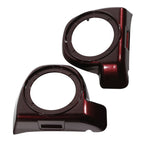 6.5" Speaker Pods for Harley Street Glide (2018) - Twisted Cherry