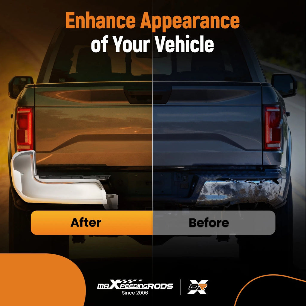 Chrome Left Rear Bumper End for Toyota Tacoma (2016–2023)