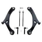6x Front Lower Control Arms Tie Rods Kit for Chrysler Town & Country (2008–2010)