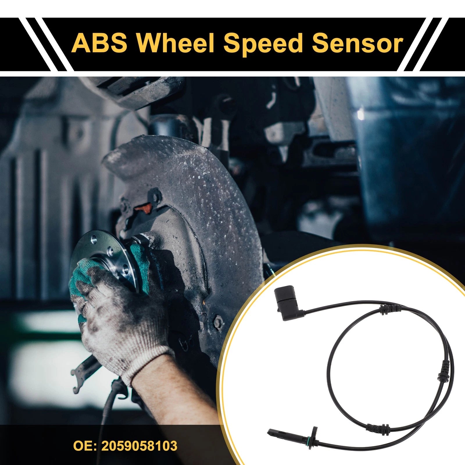 ABS Wheel Speed Sensor No. 2059058103 for Mercedes-Benz C300 (2015–2019)