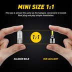 2X T10 LED License Plate Light Bulbs for AUXITO (168, 2825, 194)