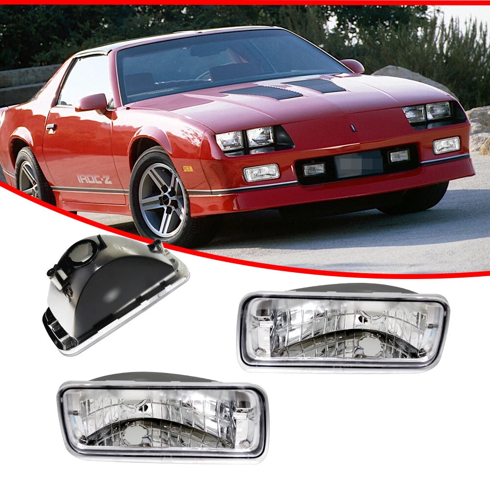 Turn Signal Light Set for Chevy Camaro Z28 (1985–1992) Plastic Lens