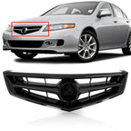 Front Bumper Grille with Carbon Fiber Style for Acura TSX (2006–2008)