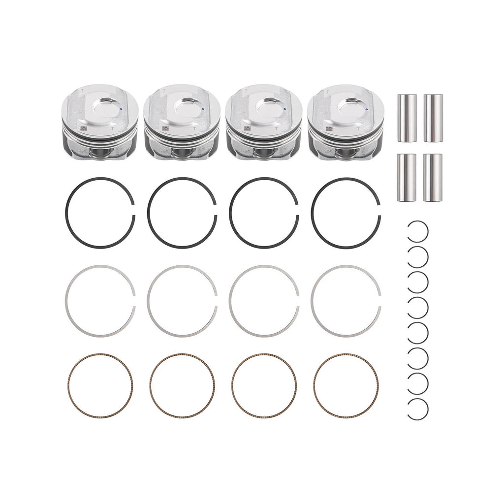 4Pcs Pistons & Rings Kit for Chevy Camaro Equinox Malibu Traverse 2.0L (2013–2020)