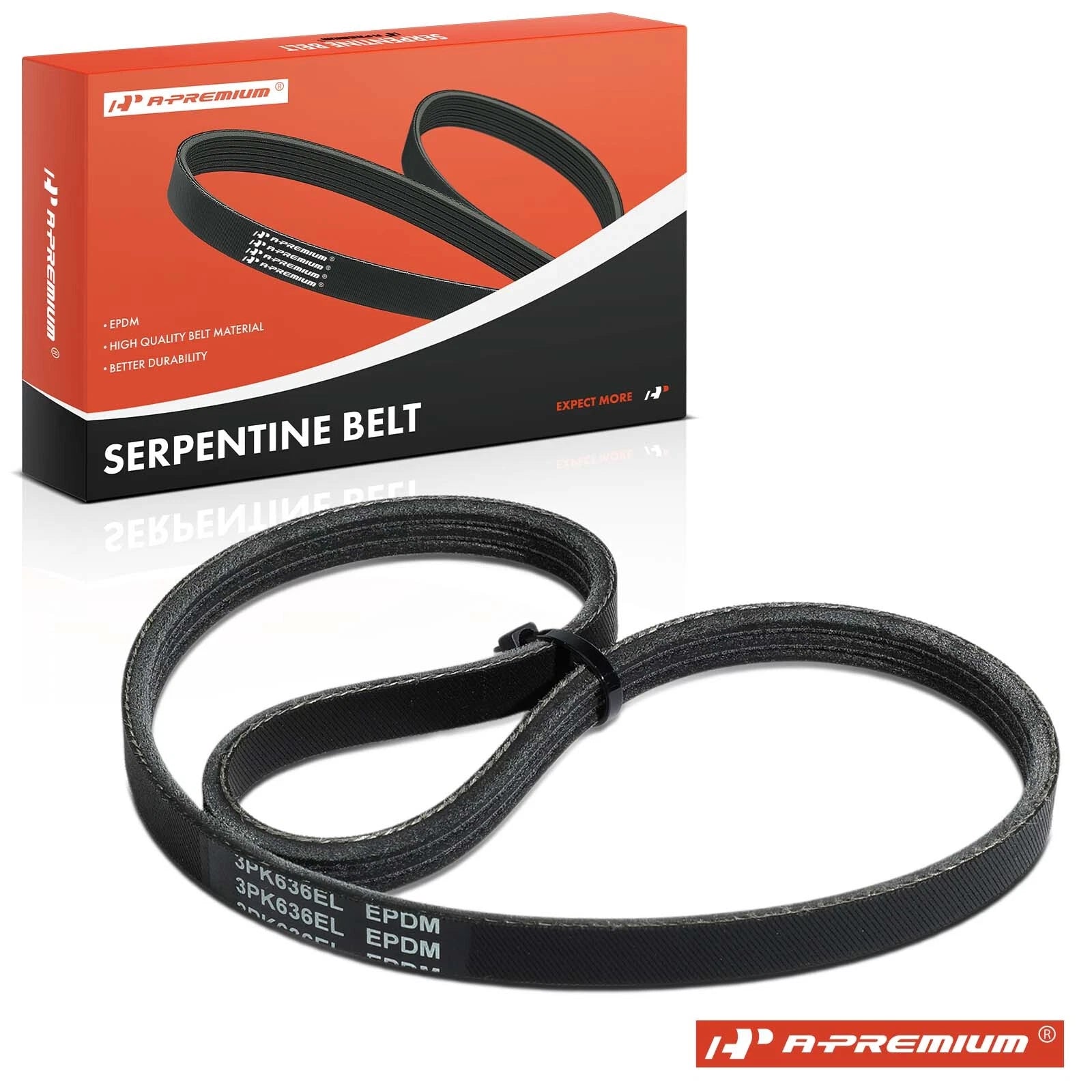 Serpentine Belt Water Pump for Ford Escape Taurus Mazda Tribute (2001–2012)