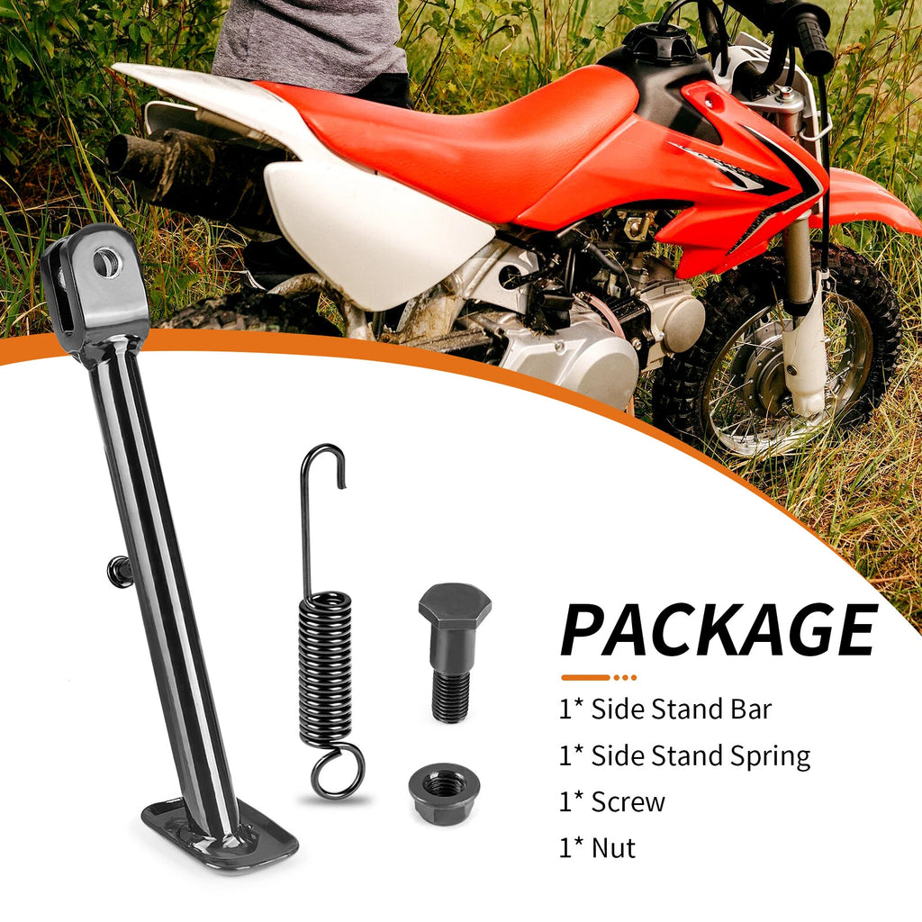 Kickstand Kit Assembly & Spring for Honda CRF50F (2004–2012)