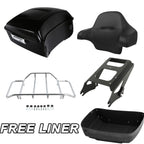 Matt Black Trunk Pad Mount Rack for Harley Electra Glide (2009–2013)