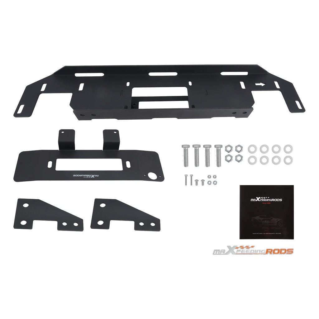 Hidden winch mounting plate for Ford F-150 (2015–2020)