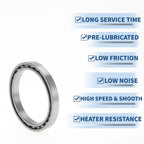 Deep Groove Ball Bearing 6818 for Scooter Skateboard (90x115x13mm)