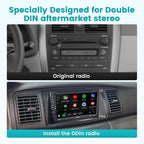 Double DIN Radio Install Kit for Toyota Corolla (2003–2008)