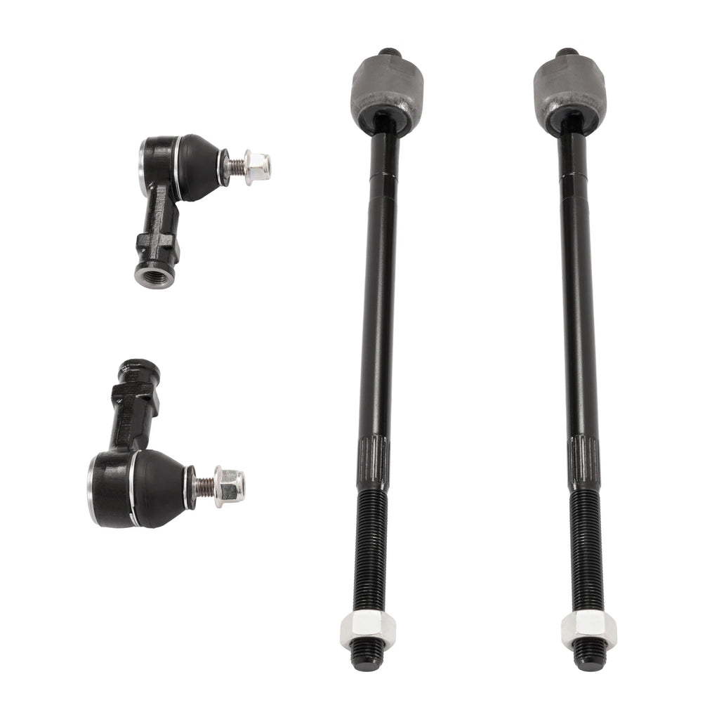 Set of 4 Inner & Outer Tie Rod Ends for Ford Focus (2006–2011)