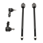 Set of 4 Inner & Outer Tie Rod Ends for Ford Focus (2006–2011)