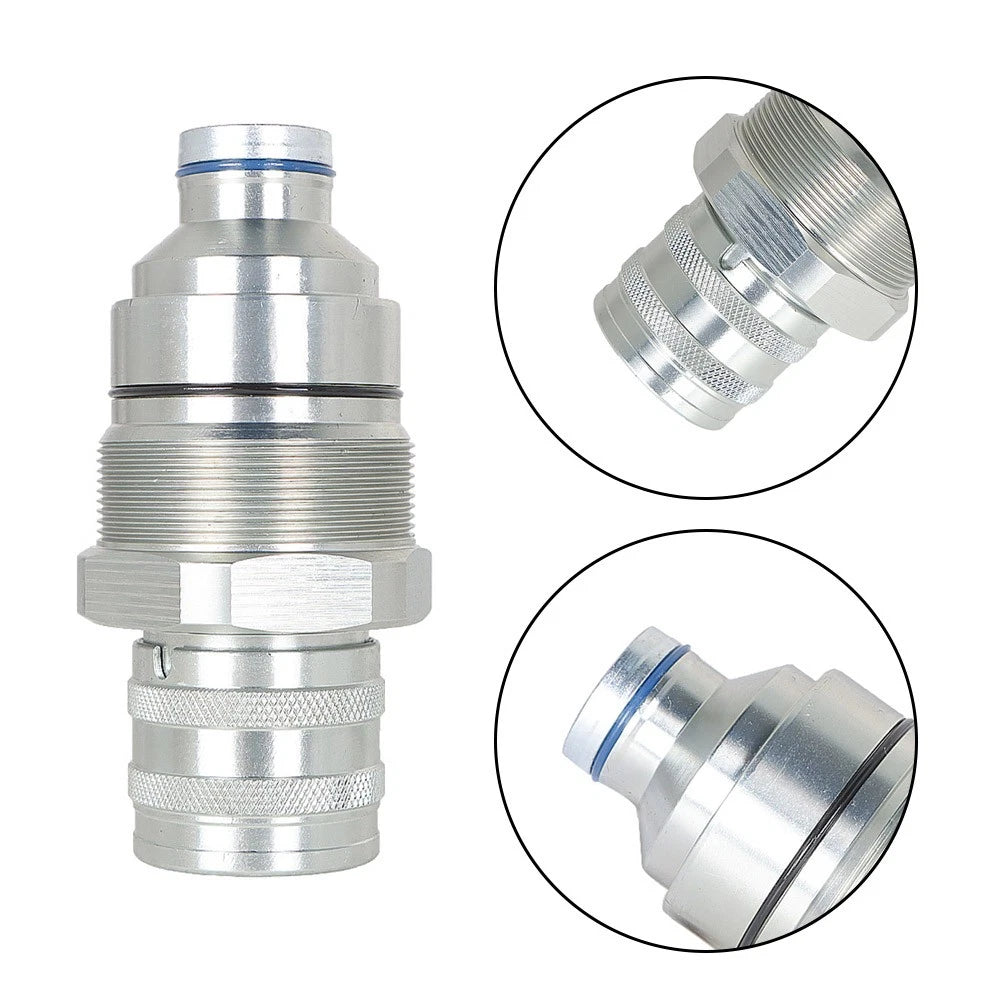 Female Flat Face Coupler for Bobcat 753, 863, S175, S650, T250 (2000–2023)