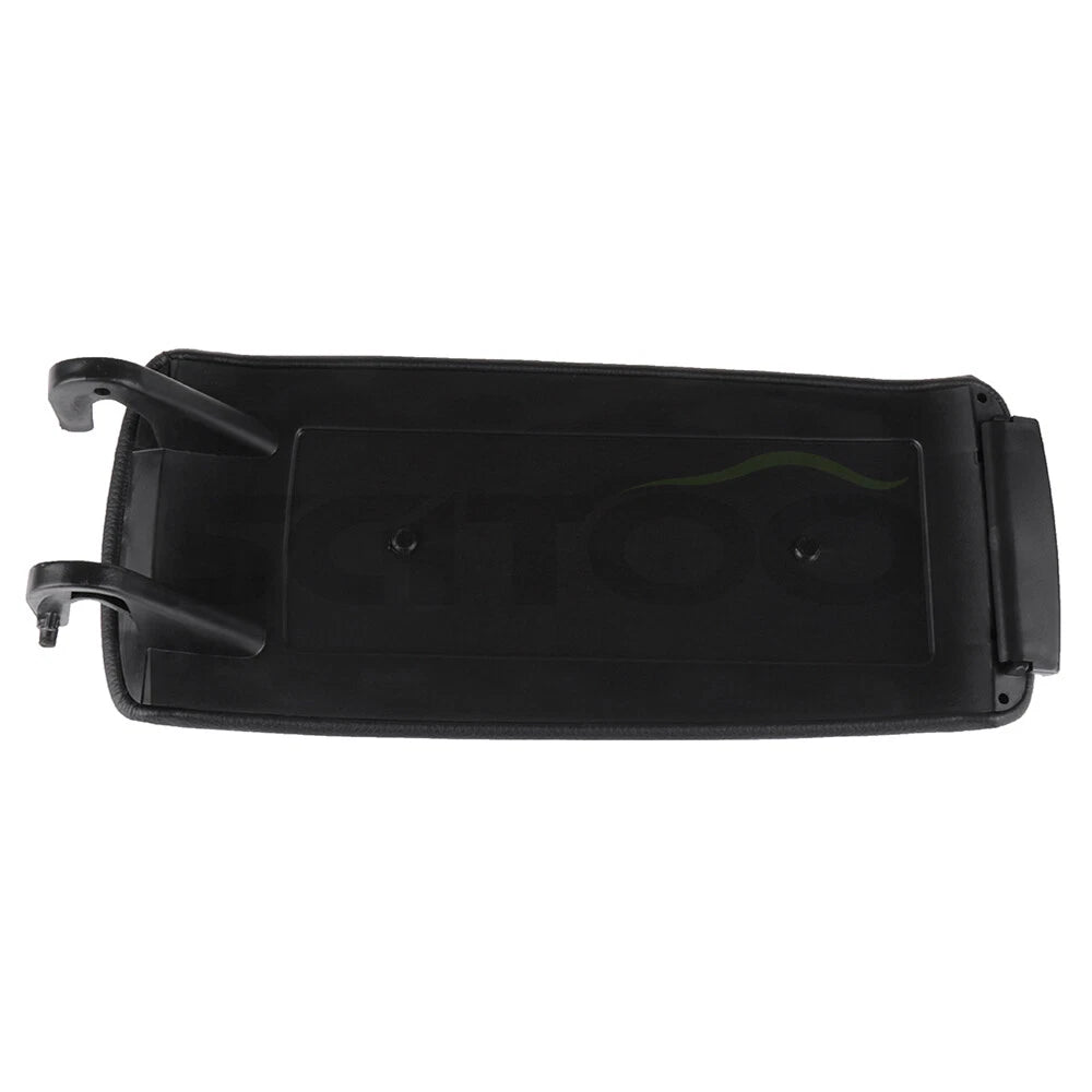 Center Console Armrest Cover for Audi A4 B6 B7 A4L (2004–2008) Black