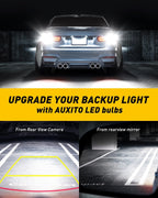 2X 15SMD White 6000K Canbus LED Bulbs for Backup Reverse Light