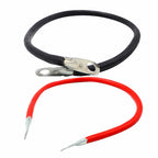 Battery Cables Set of 2 Red 100A for Marine RV (50cm)