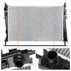 Aluminum Cooling Radiator for Jaguar X-Type 2002–2008 2.5/3.0 AT DPI-2622