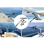 Fishing Gear Holder for Marine 316 Stainless Steel (Space Saving Design)