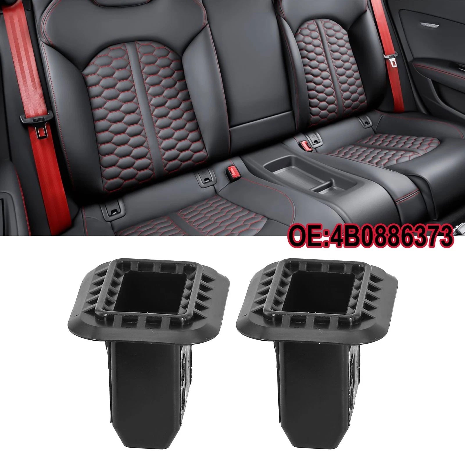Fixing Clip for Audi A4 B8 (2008–2016) 4B088637301C Black Plastic