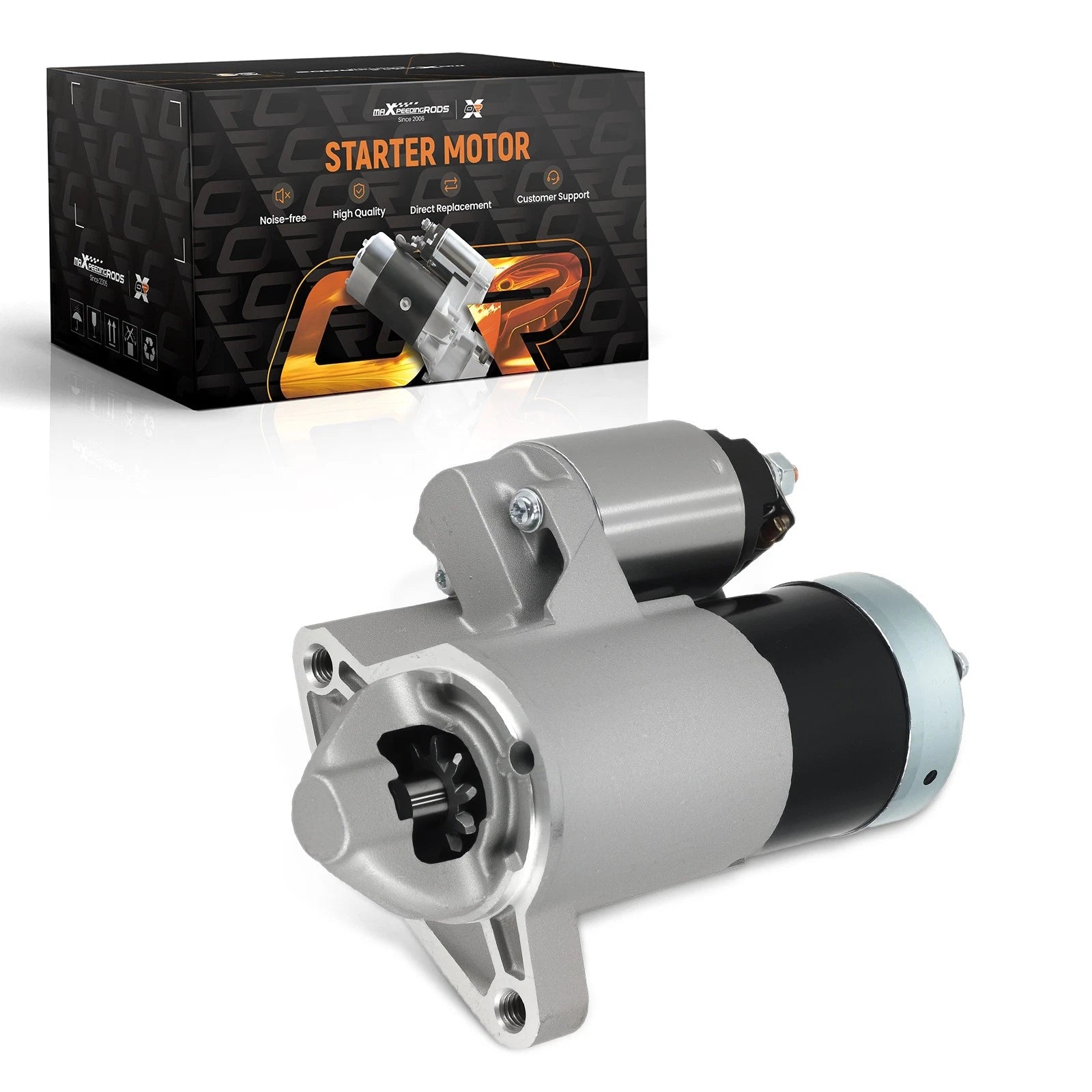 Engine Starter Motor for Jeep Liberty 3.7L (2003–2005) M1T86884 PMGR CCW 12V