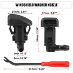 3X Front Windshield Washer Nozzle Kit 8E5Z17603A for Mercury Milan (2008–2011)