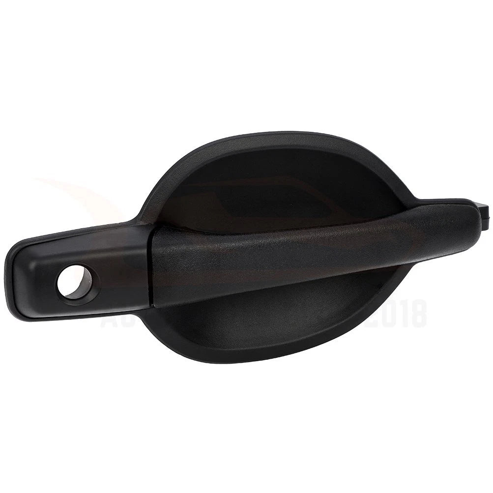 Exterior Door Handle for Mitsubishi (Textured Black, Front Driver Left)