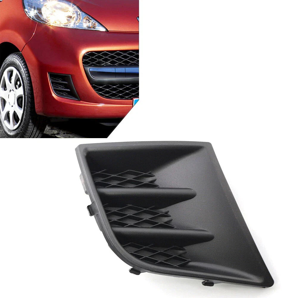 Front Lower Bumper Grille Plastic Black for Peugeot 107 (2005-2012)