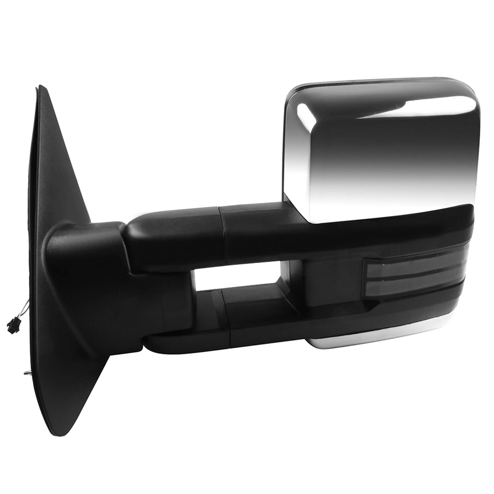Tow Side Mirrors L+R Chrome Power Heated Turn Signals for Toyota Tundra (2007–2015)
