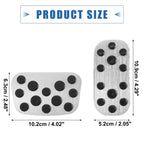 Set of 2 Foot Pedal Pads for Toyota Corolla Hatchback (2019–2023)