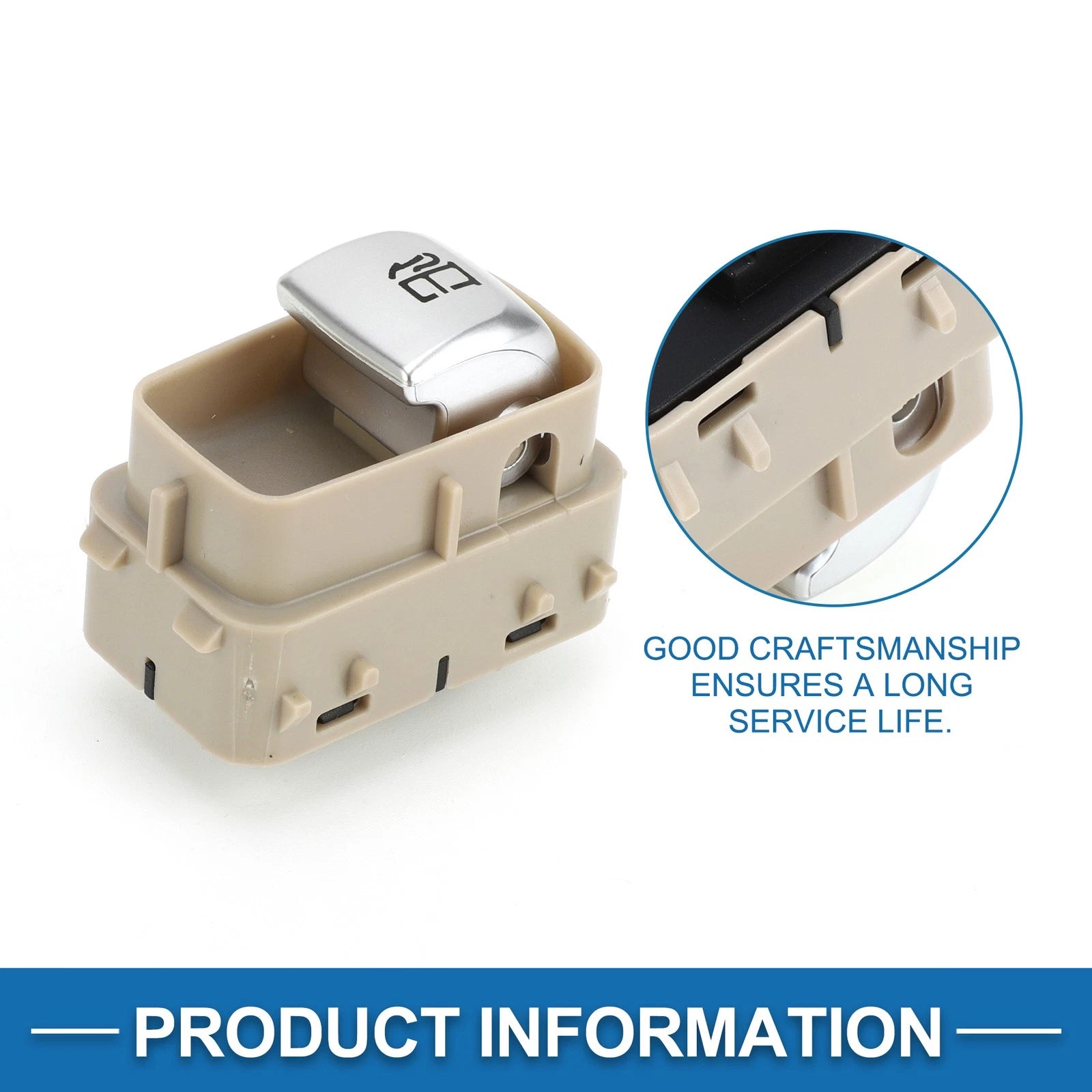 Fuel Door Release Switch No. 2229051504 for Mercedes-Benz S550 (2014–2017) Beige