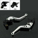 Short Brake Clutch Levers for Ducati 821 Monster/Dark Strada (2016) Silver T9